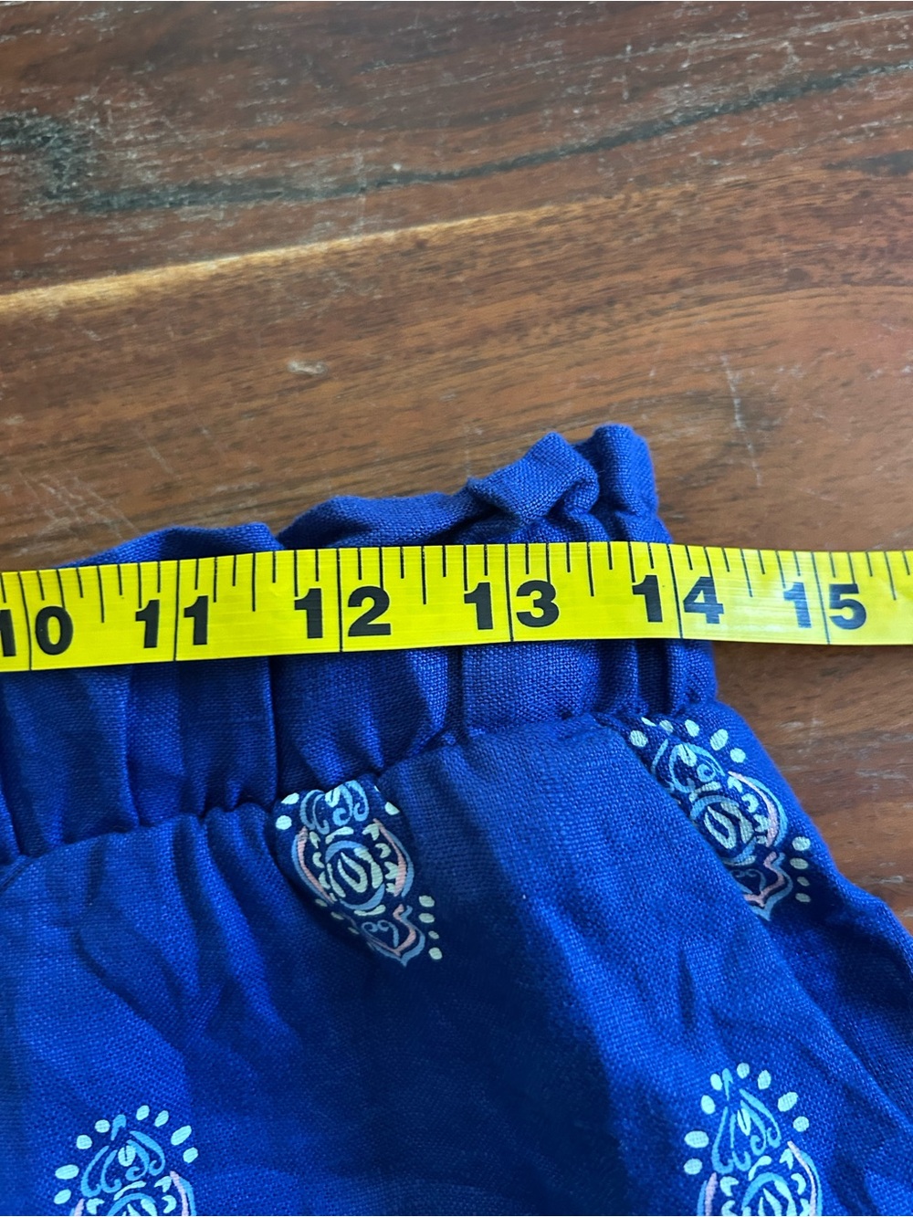 NWOT Lilly Pulitzer Lapis Lazuli Lovely lanterns Arey Linen Shorts - Picture 12 of 12